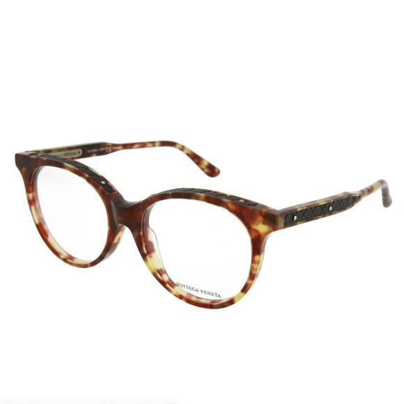 Bottega Veneta Women's Tortoise Havana Round Eyeglasses!